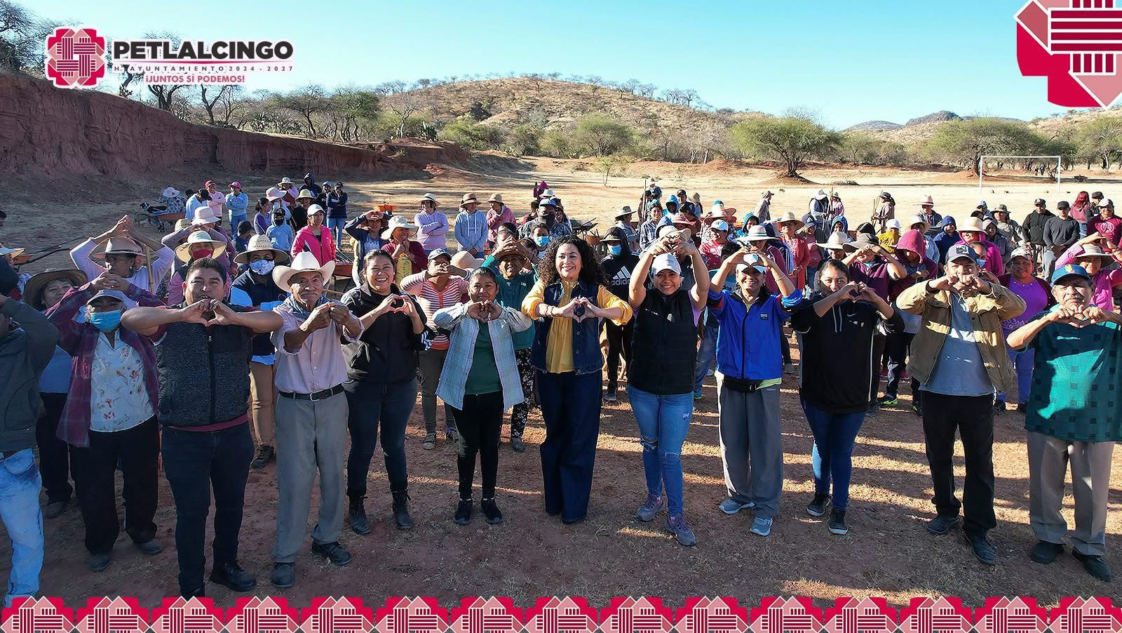 Faena en la comunidad de Sección Sexta Guadalupe