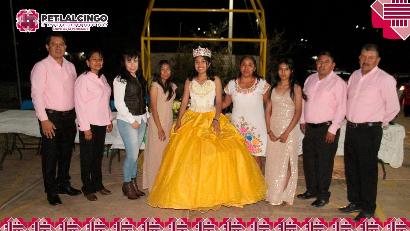 feria en honor a San José, iniciando con la coronación de la reina Gabriela.
