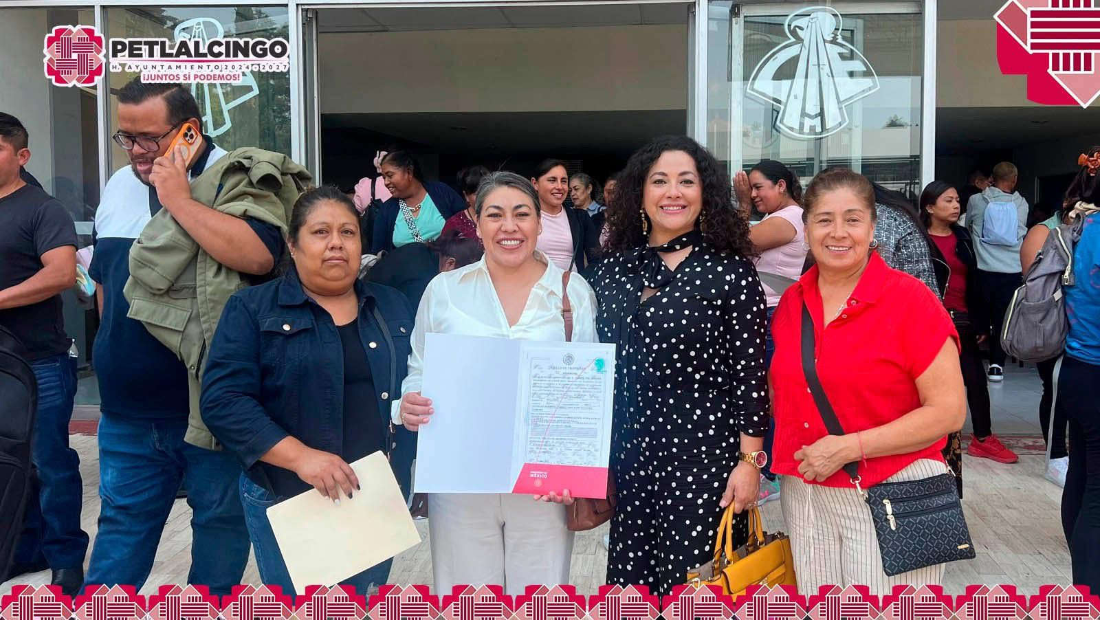 Participé de la entrega de Titulos de Propiedad del Registro Agrario Nacional.