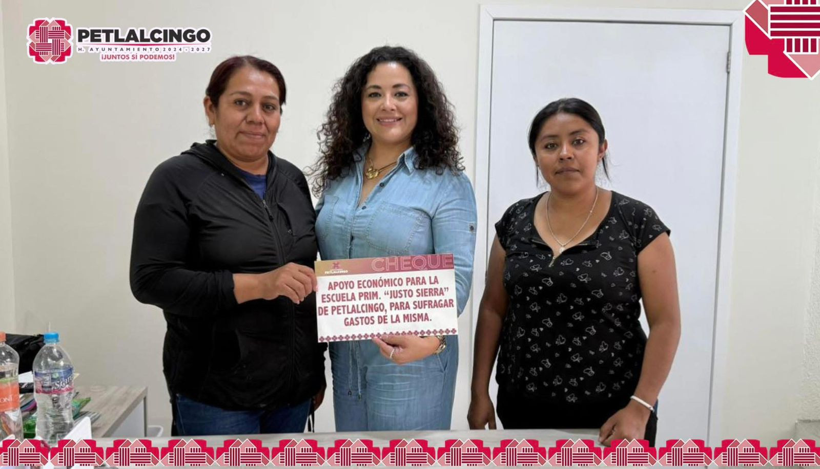 Apoye económicamente a la Primaria “Justo Sierra” de la cabecera municipal.