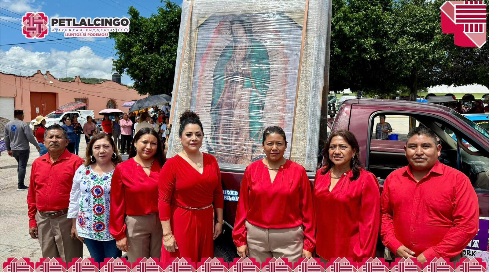 Recibimos con Fe y devoción a nuestra Santísima Virgen de Guadalupe,