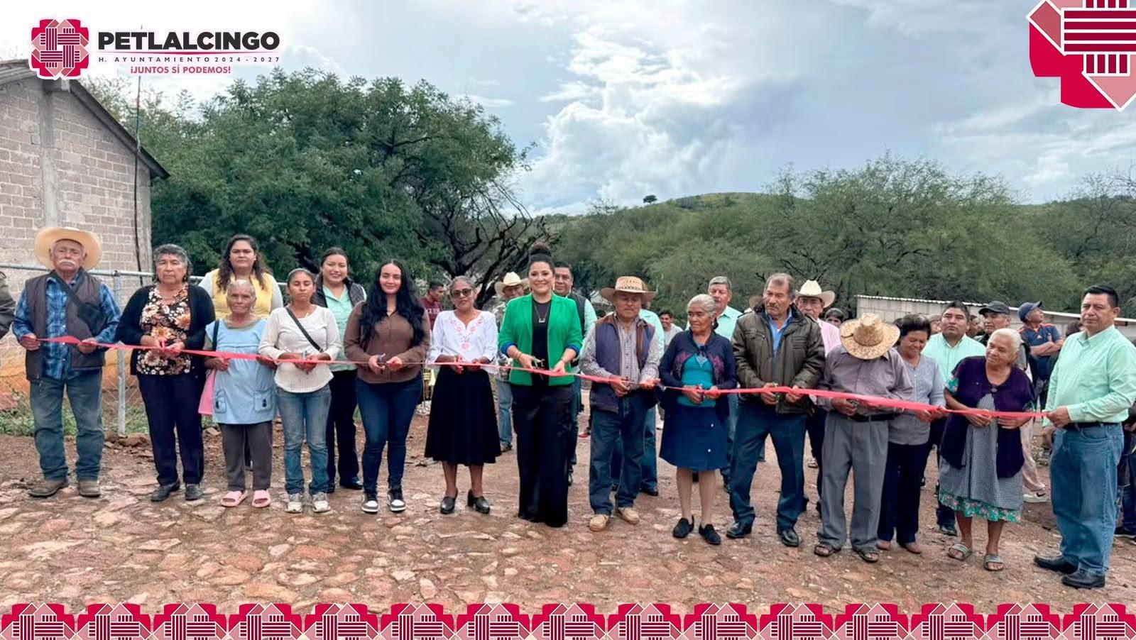 ampliación de la red de agua potable.
